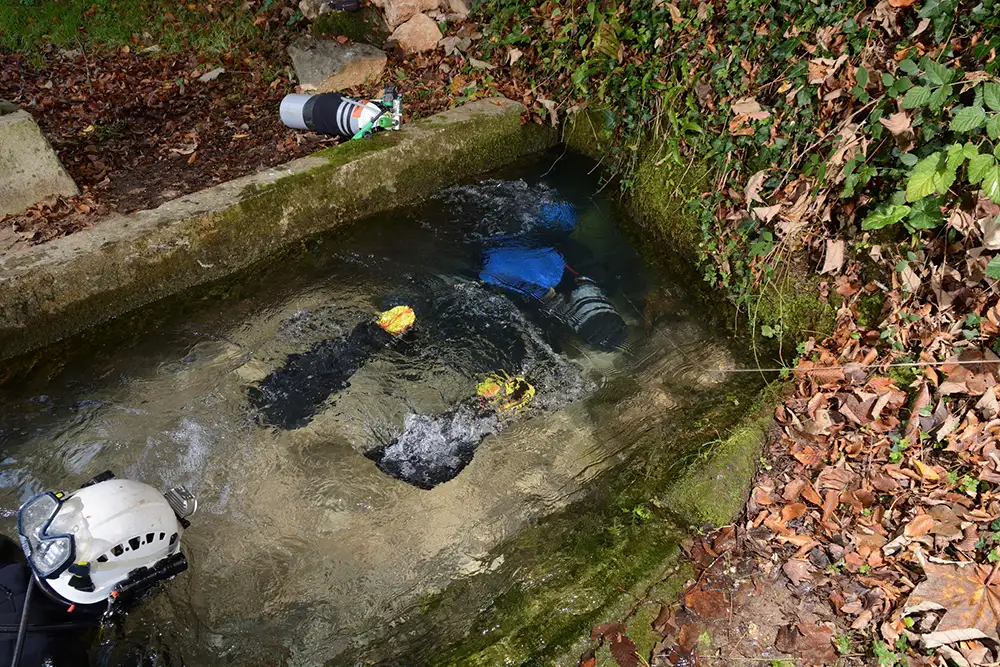 Mise à l'eau cristaline avec François